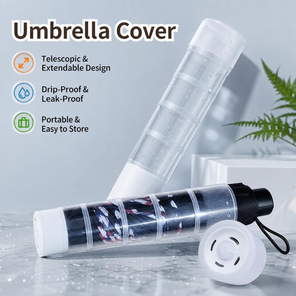 Travel Umbrella Compact - غطاء مظلة قابل للطي مقاوم للماء،