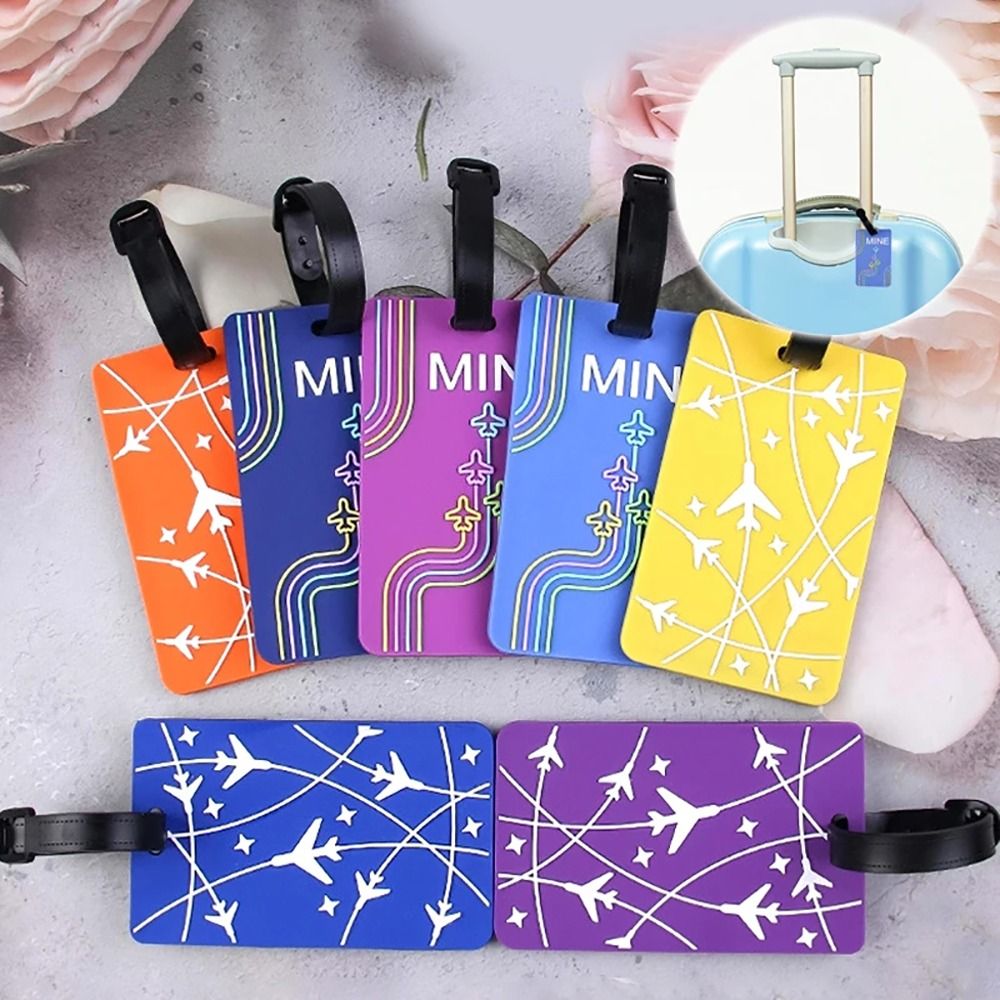 Travel Accessories Name - غراء السيليكون حقيبة معرف عنوان حامل