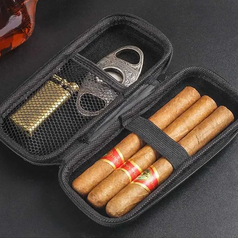Travel Packing Accessories - حقيبة سيجار محمولة من مادة EVA