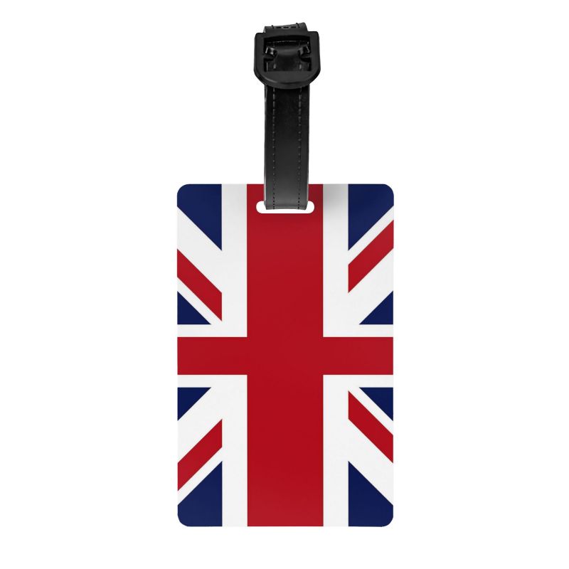 Travel Accessories Name - بطاقة تعريف أمتعة بتصميم علم المملكة