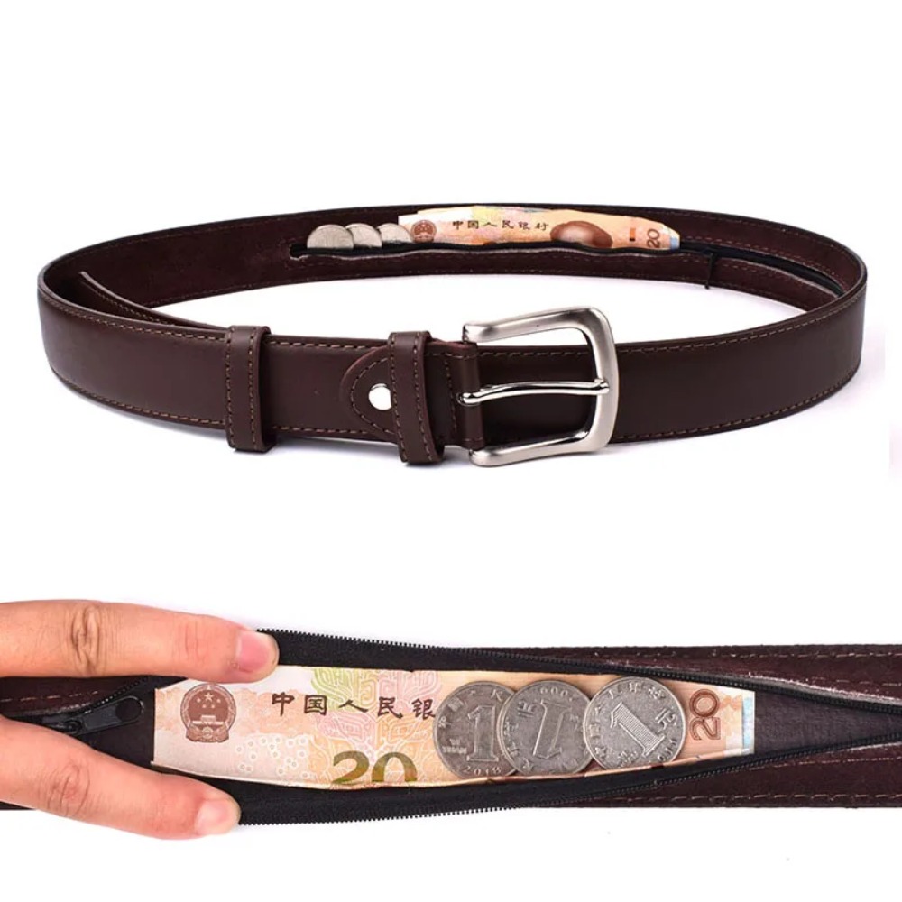 Money Belt Hidden - حزام أمان بسحاب لإخفاء النقود من
