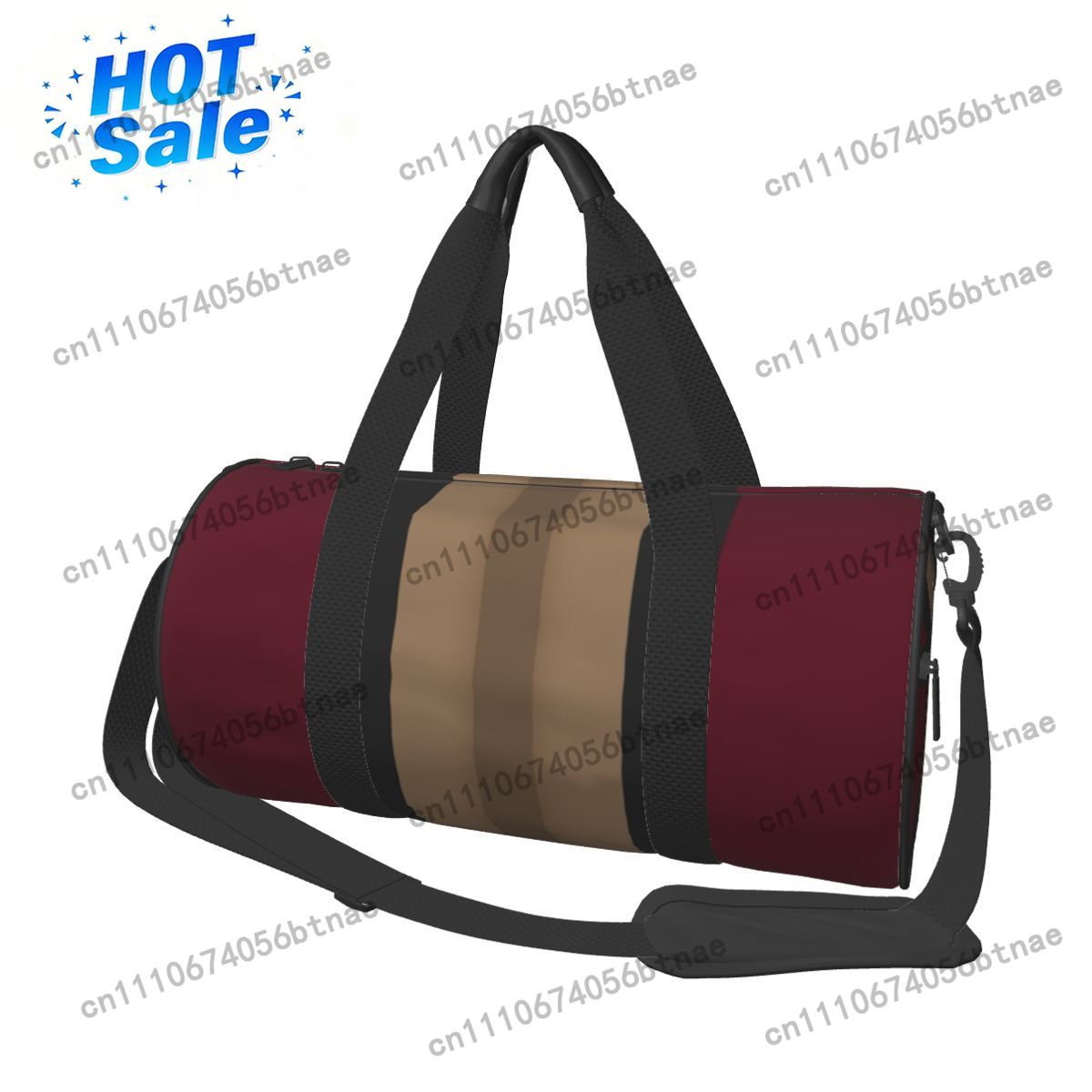 Travel Accessories Designer - حقيبة رياضية بتصميم أنمي سينينز سكرول،