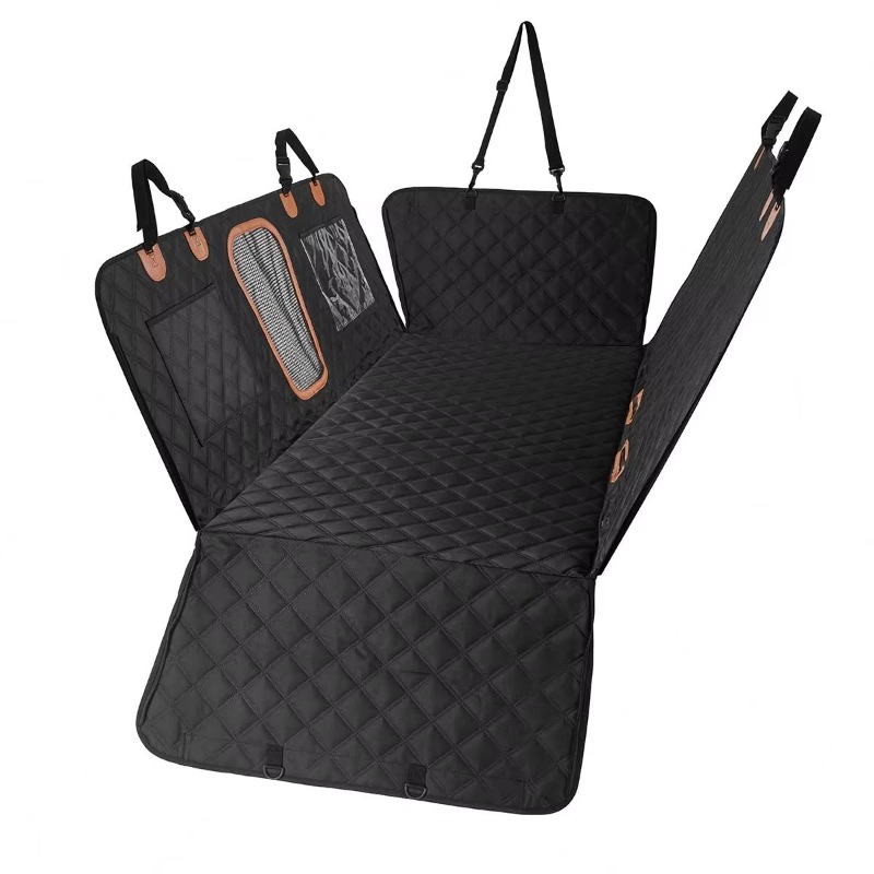 Travel Accessories For Dogs - غطاء مقعد السيارة الخلفي للكلاب بثلاثة