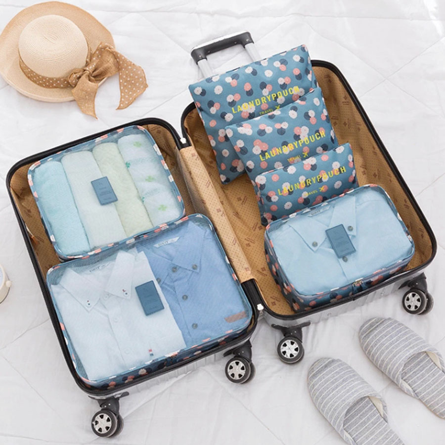 Travel Accessories Bag For Women - 6 قطعة أكياس تخزين منظم السفر
