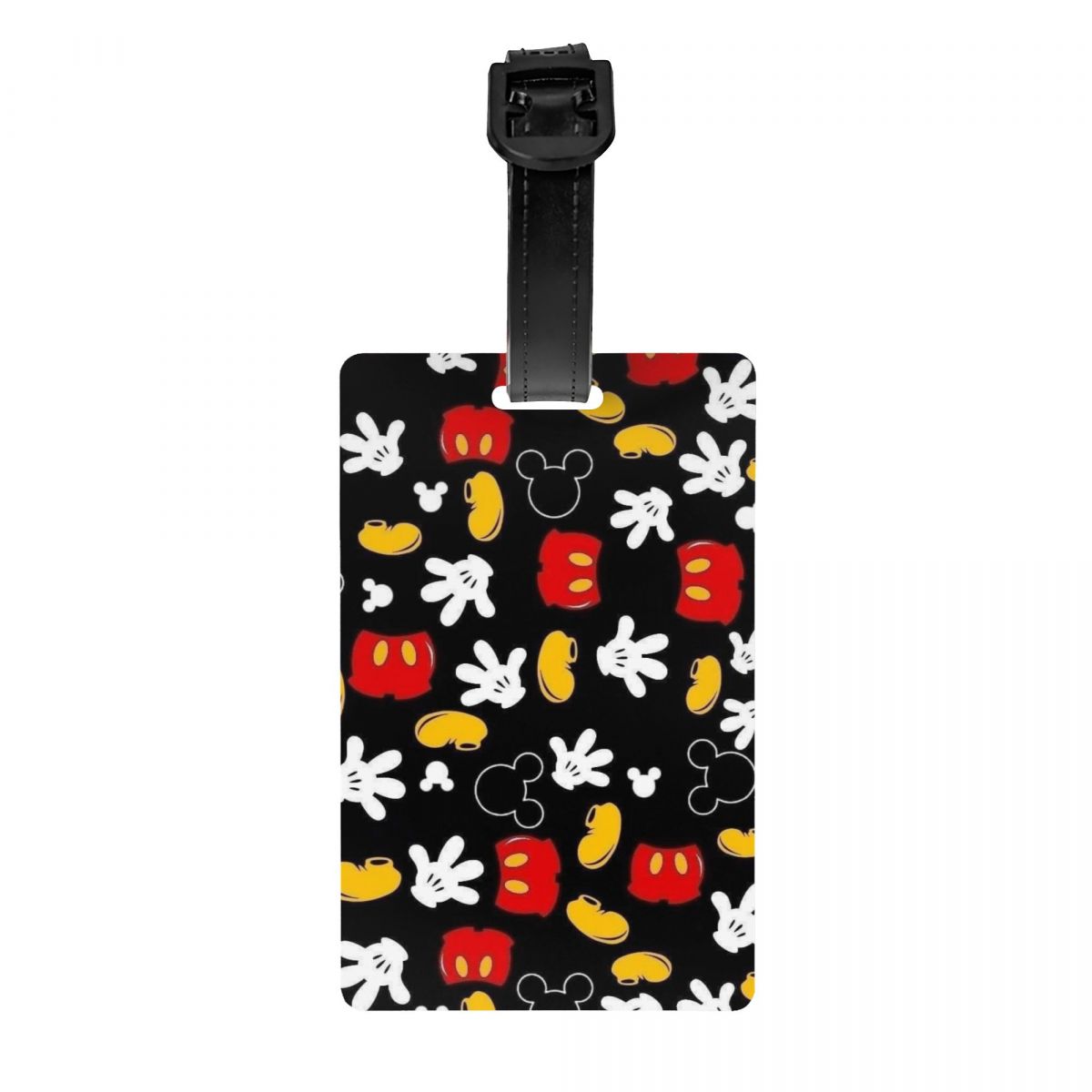 Travel Accessories Name - علامة أمتعة مخصصة بتصميم M-Mouse للحقائب،