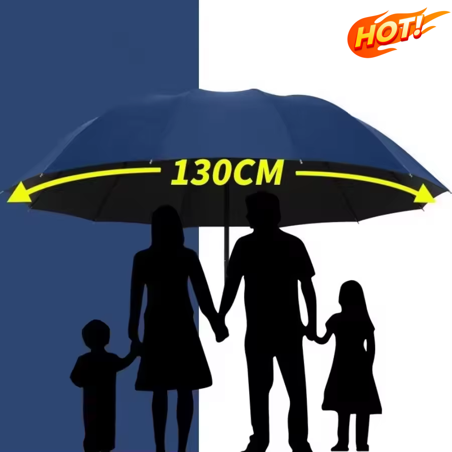 Travel Umbrella Compact - مظلة قابلة للطي كبيرة الحجم 130