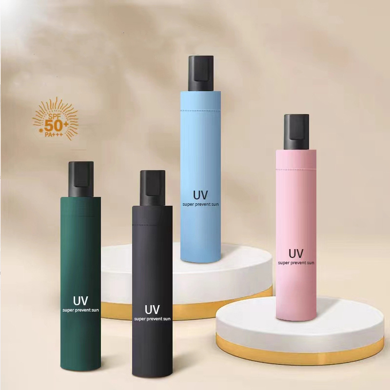 Travel Umbrella Compact - مظلة يدوية قابلة للطي، مظلة مقاومة