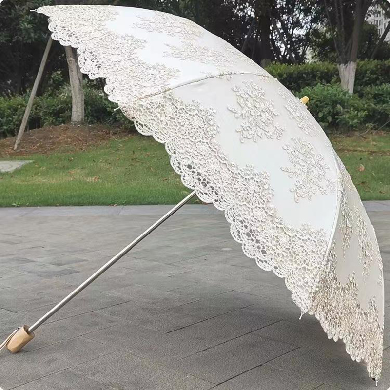 2 3 أضعاف الفاخرة النساء مظلة  - مراجعة Travel Umbrella Compact وسعره