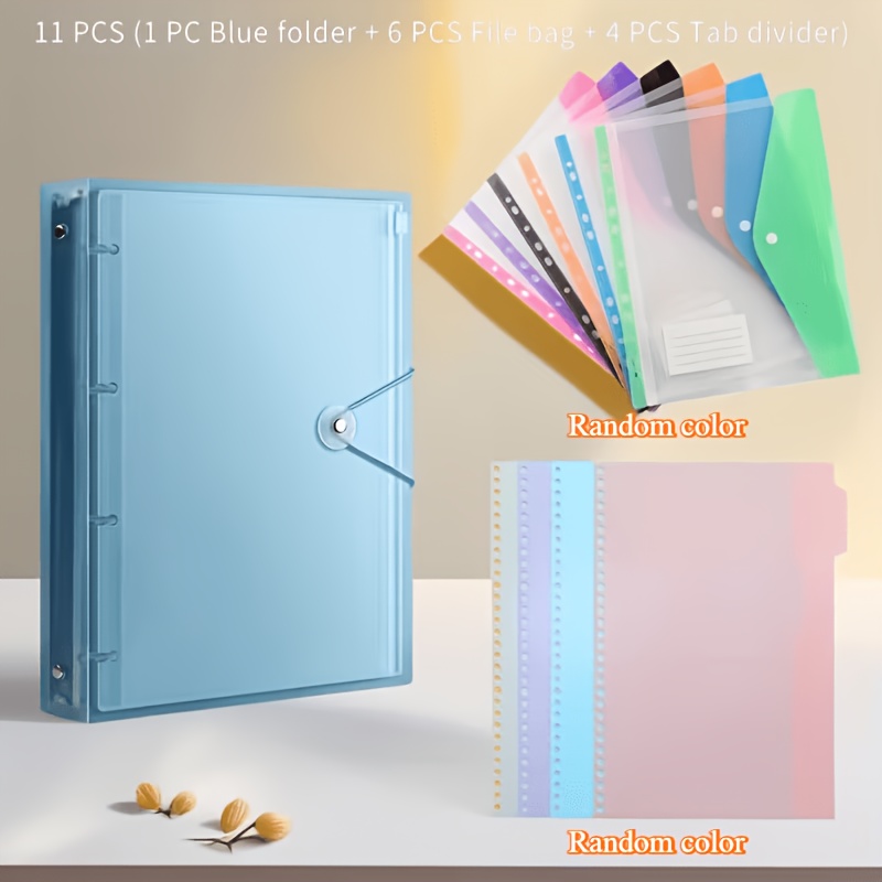 مجموعة مجلدات أوراق فضفاضة A4  - مراجعة Document Organizer Folder وسعره