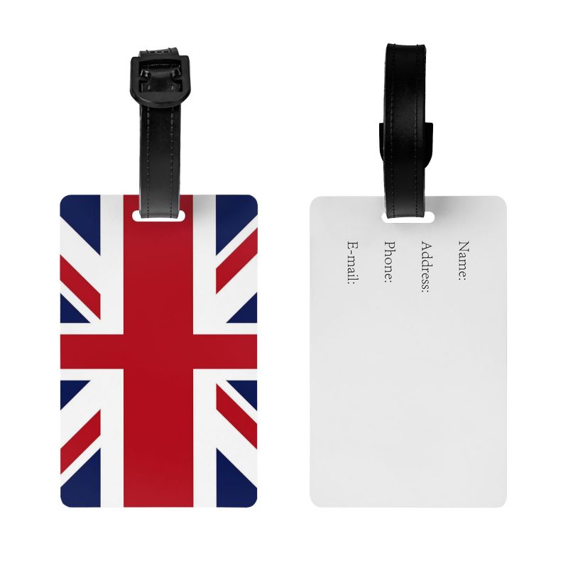 بطاقة تعريف أمتعة بتصميم علم ا - مراجعة Travel Accessories Name وسعره