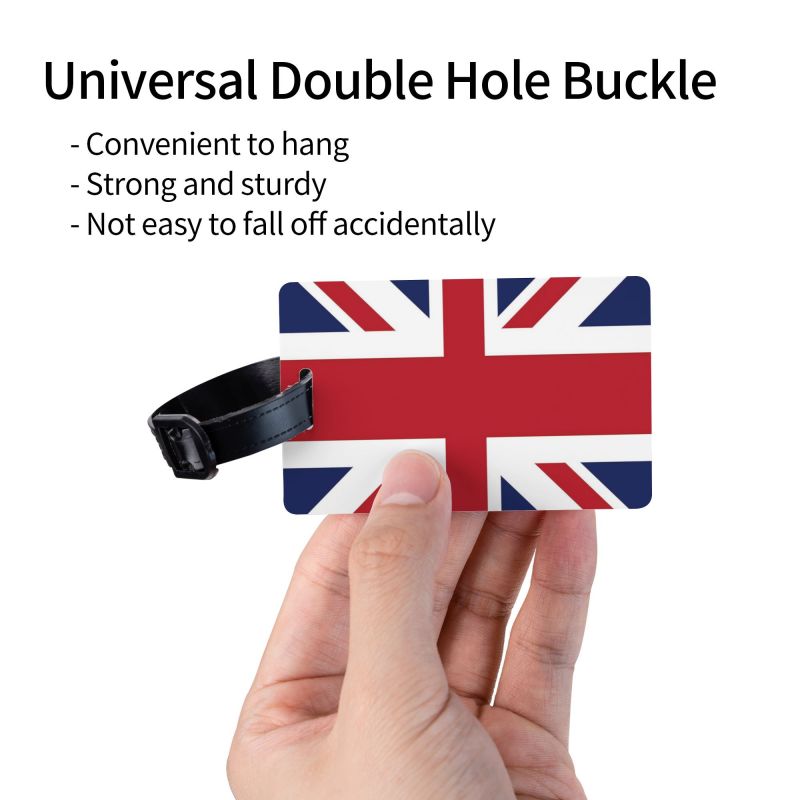 بطاقة تعريف أمتعة بتصميم علم ا - مراجعة Travel Accessories Name وسعره