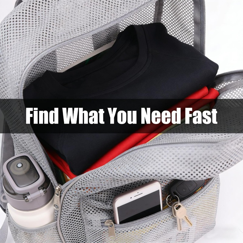 حقيبة ظهر شبكية قابلة للتنفس،  - مراجعة Travel Packing Accessories وسعره