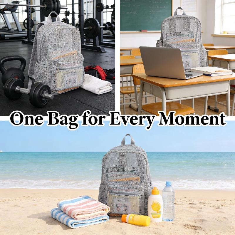حقيبة ظهر شبكية قابلة للتنفس،  - مراجعة Travel Packing Accessories وسعره