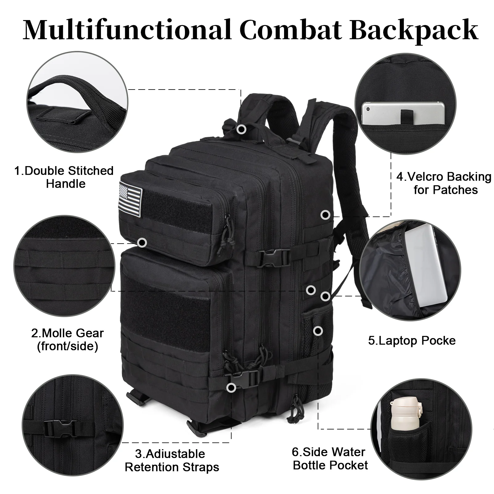 حقيبة ظهر عسكرية تكتيكية بسعة  - مراجعة Travel Packing Accessories وسعره