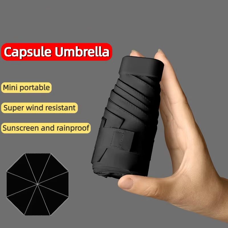 مظلة صغيرة فائقة الصغر مع طلاء - مراجعة Travel Umbrella Compact وسعره