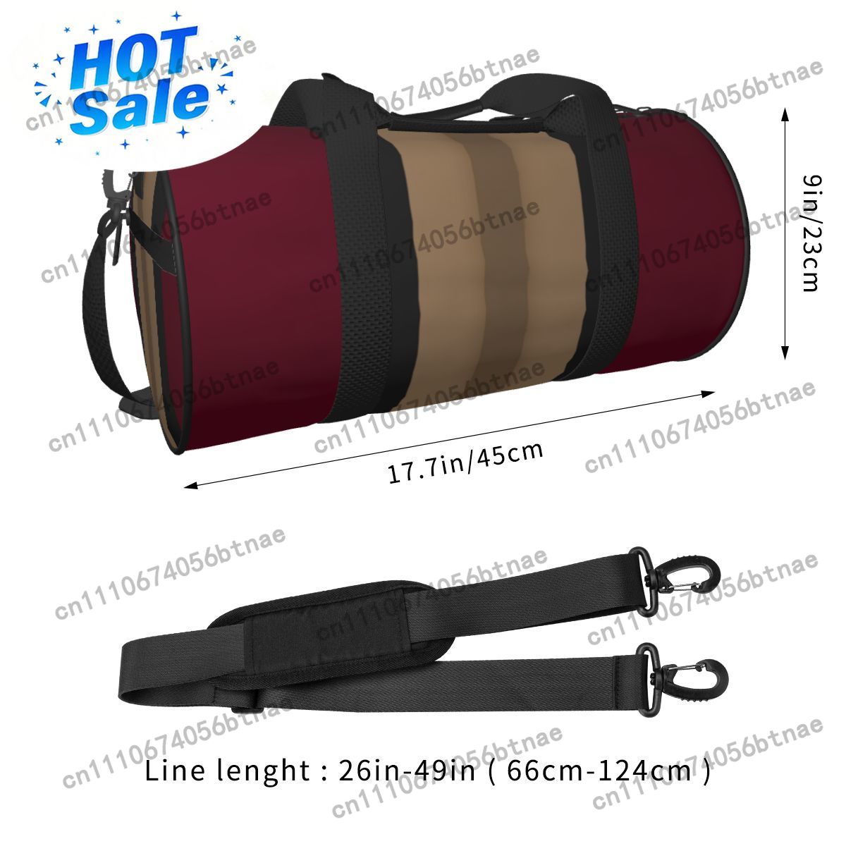 حقيبة رياضية بتصميم أنمي سينين - مراجعة Travel Accessories Designer وسعره