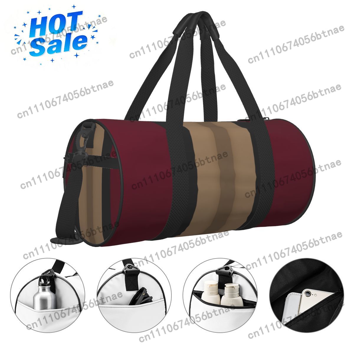 حقيبة رياضية بتصميم أنمي سينين - مراجعة Travel Accessories Designer وسعره