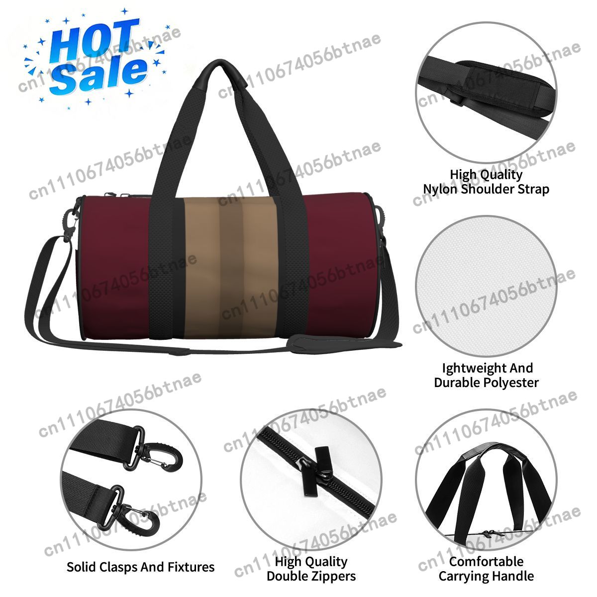حقيبة رياضية بتصميم أنمي سينين - مراجعة Travel Accessories Designer وسعره