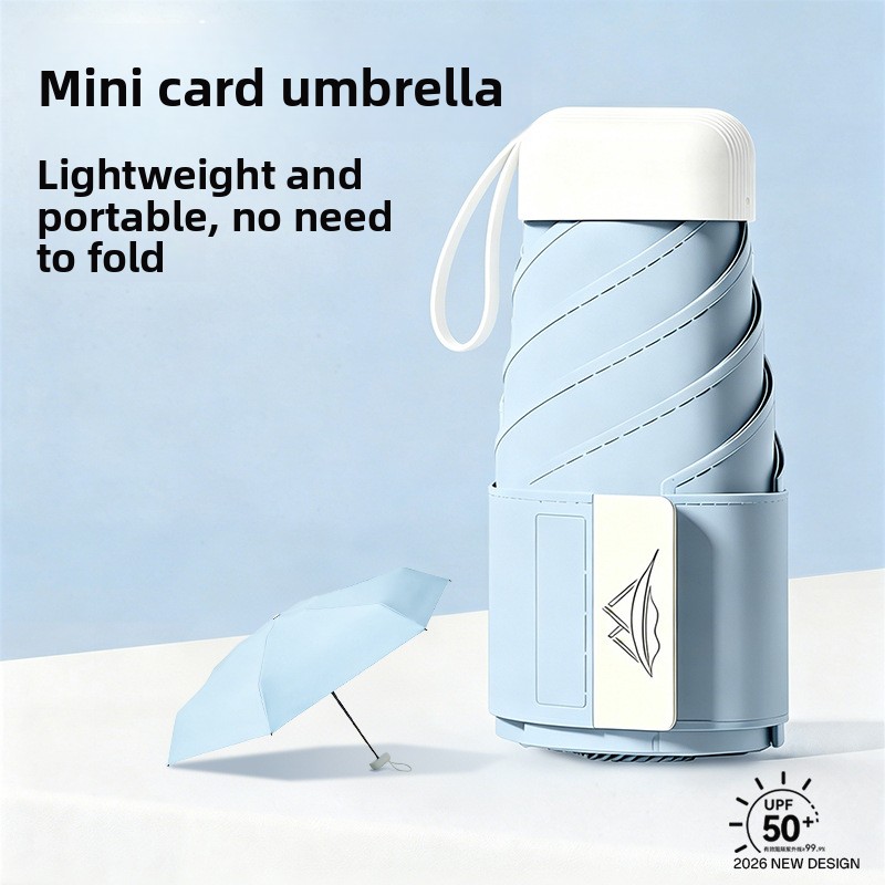 مظلة شمسية صغيرة جديدة بخصم 30 - مراجعة Travel Umbrella Compact وسعره