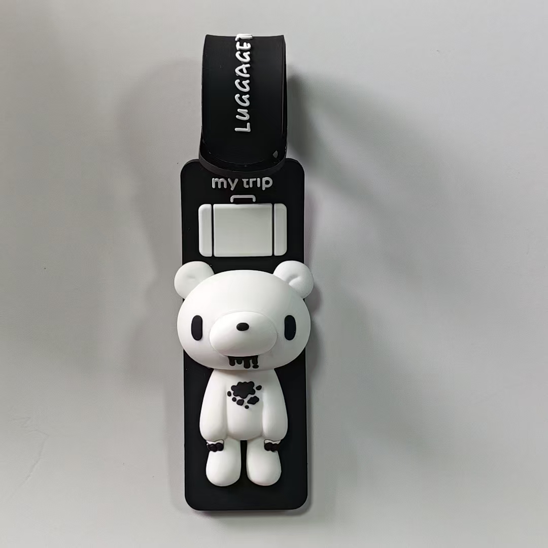 علامة أمتعة سيليكون بتصميم دب  - مراجعة Travel Accessories Name وسعره
