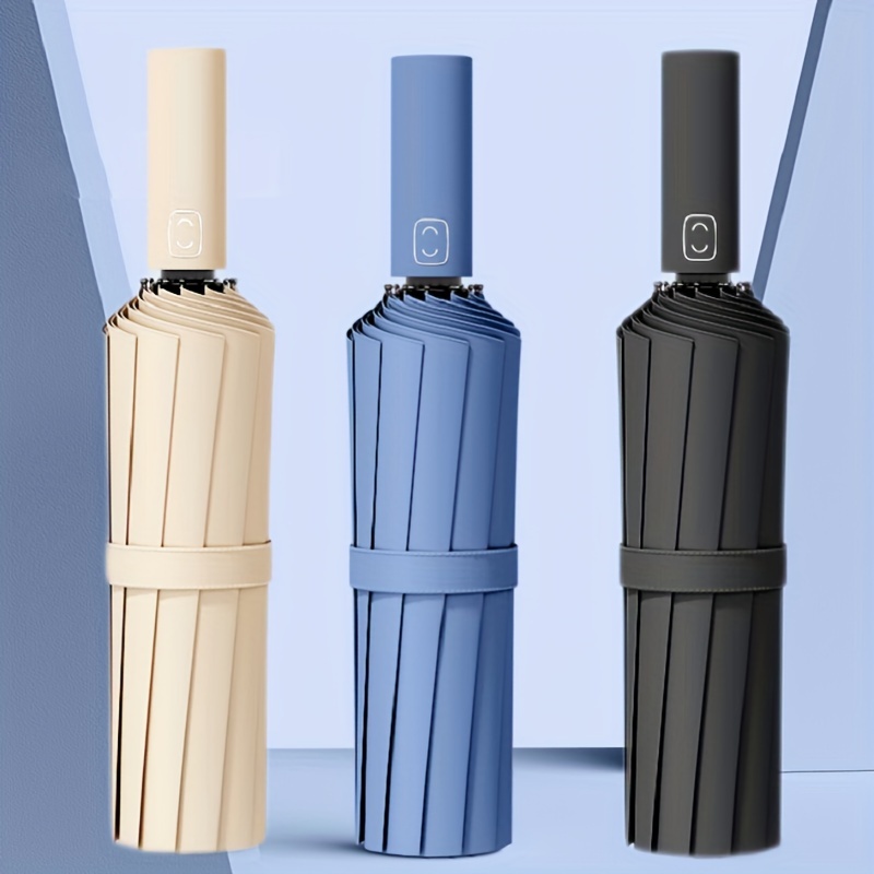 مظلة معززة بـ 24 عظمة، مظلة رج - مراجعة Travel Umbrella Compact وسعره