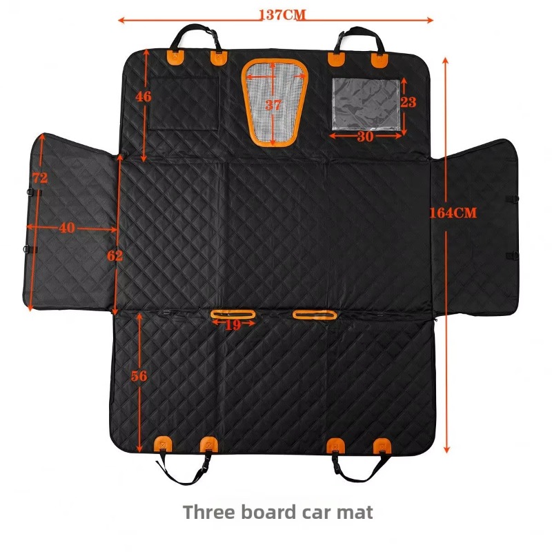 غطاء مقعد السيارة الخلفي للكلا - مراجعة Travel Accessories For Dogs وسعره