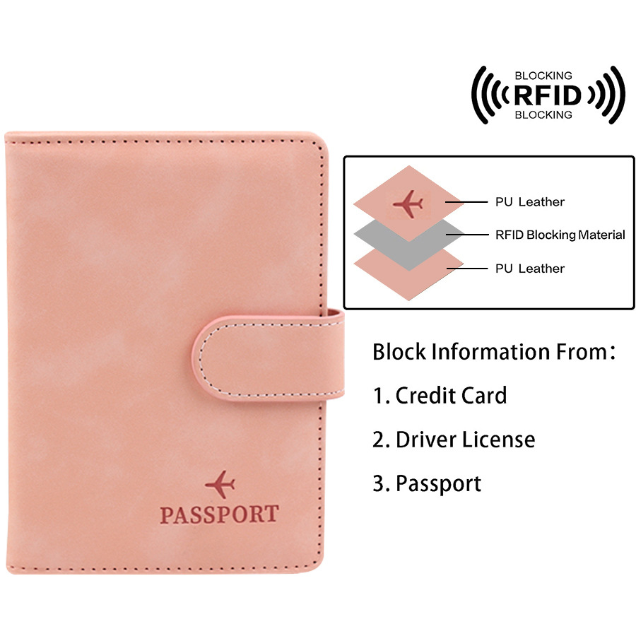 غطاء جواز السفر بزر مغناطيسي ت - مراجعة Travel Accessories Bag For Women وسعره