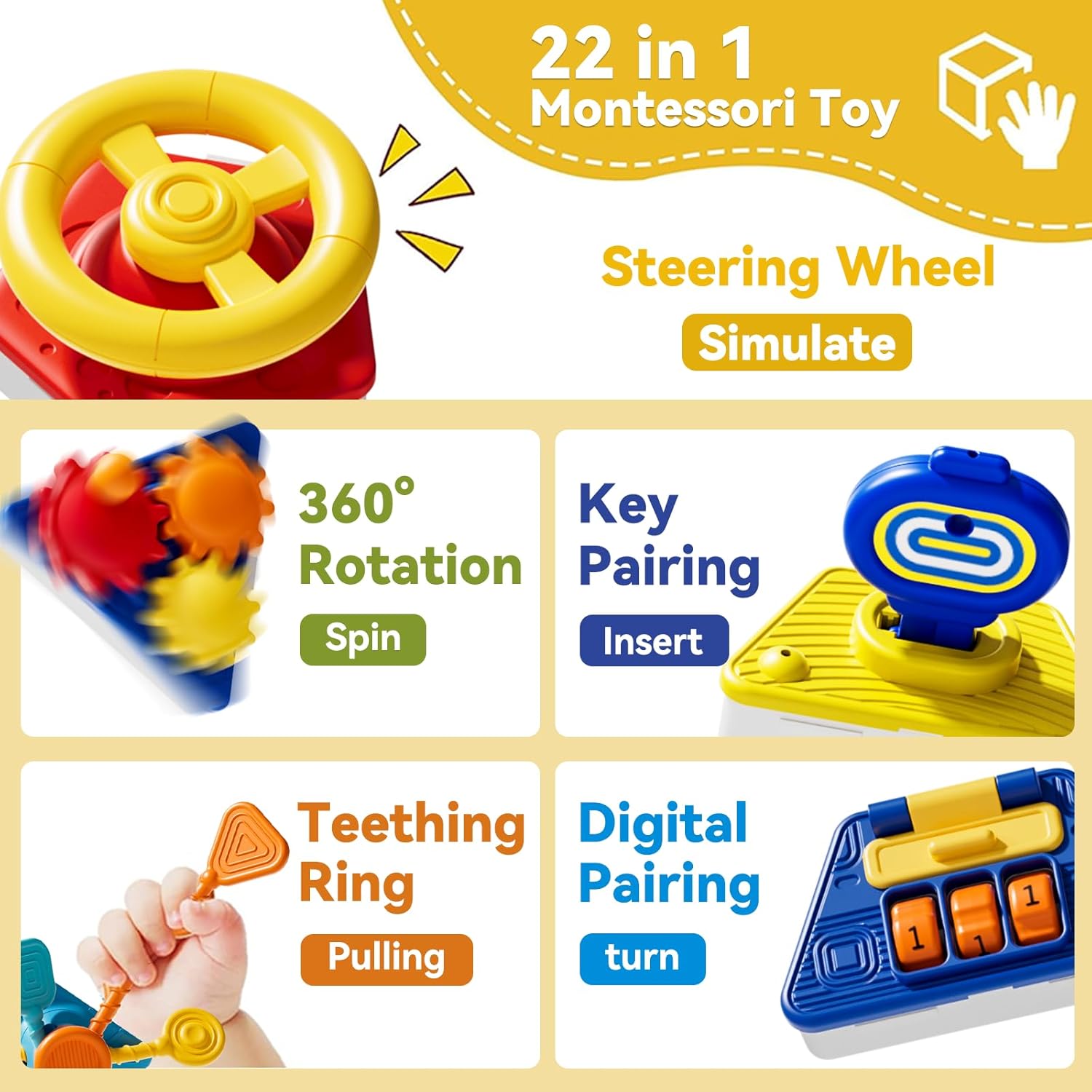 مكعب أنشطة للأطفال الرضع، ألعا - مراجعة Travel Accessories For Baby وسعره