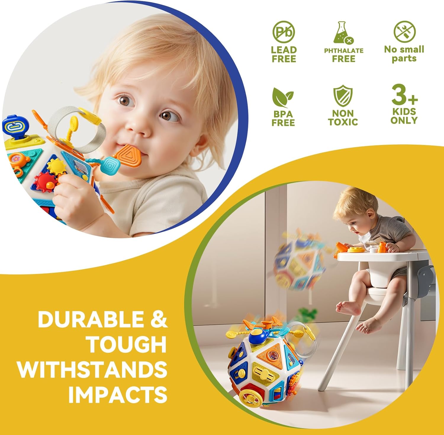 مكعب أنشطة للأطفال الرضع، ألعا - مراجعة Travel Accessories For Baby وسعره