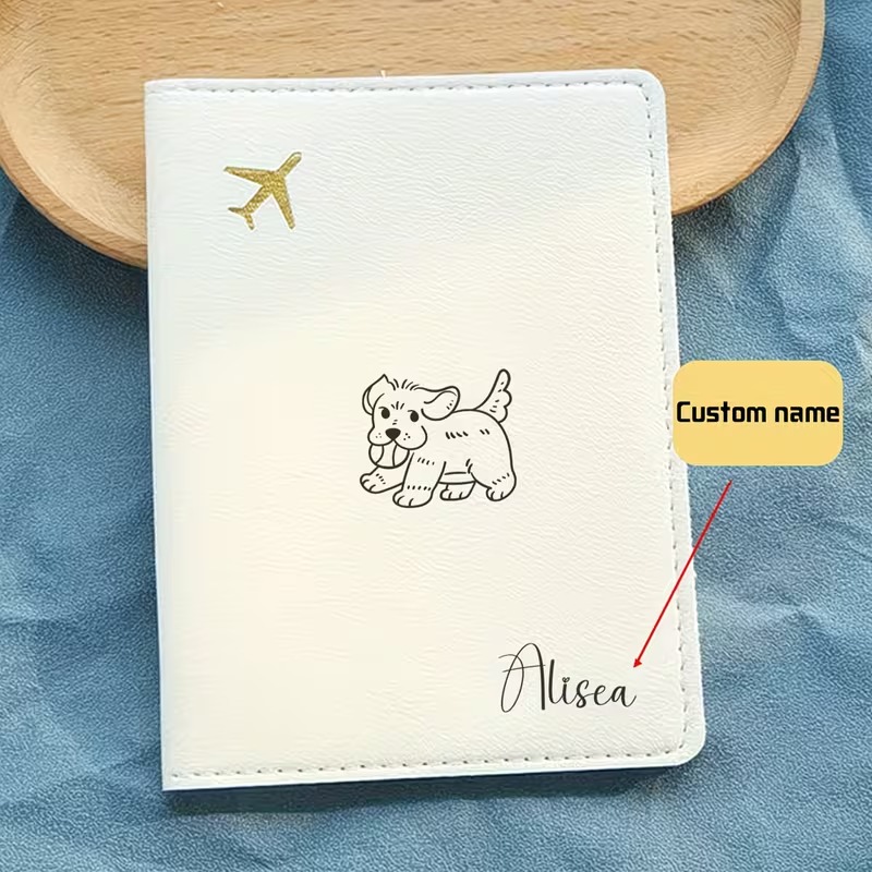 غطاء جواز سفر مخصص بتصميم كلب  - مراجعة Travel Accessories For Dogs وسعره