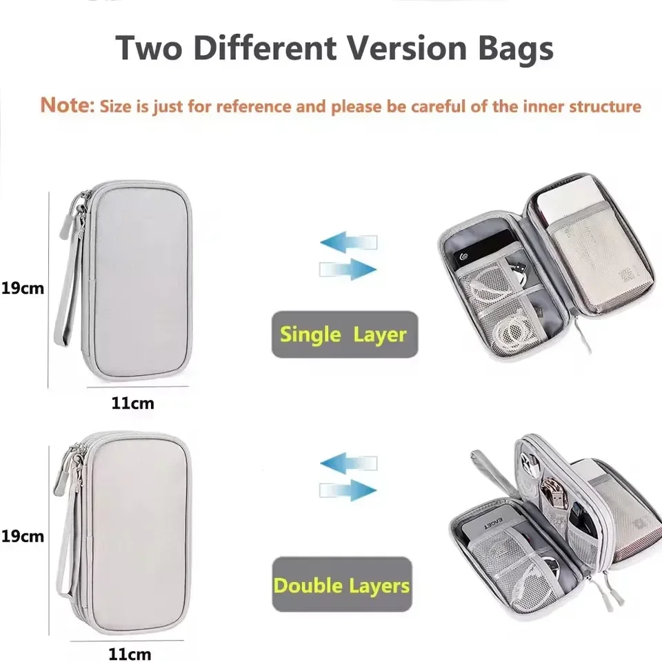 حقيبة كابلات للسفر، حقيبة تخزي - مراجعة Travel Accessories Gadget وسعره