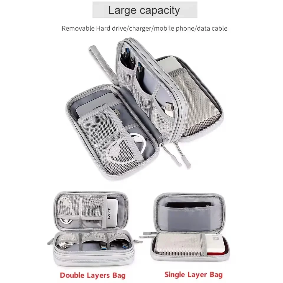 حقيبة كابلات للسفر، حقيبة تخزي - مراجعة Travel Accessories Gadget وسعره