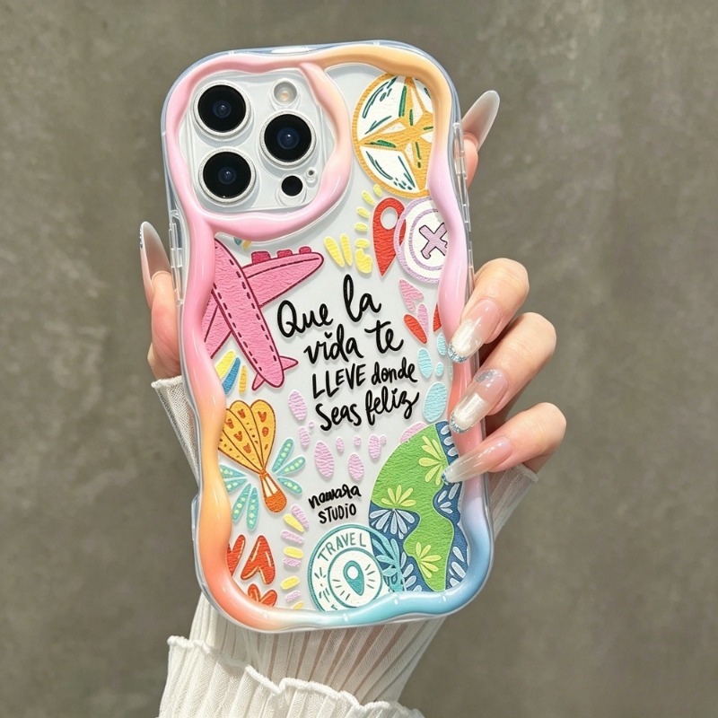 غطاء هاتف شفاف بنمط الطائرة وا - مراجعة Travel Accessories Iphone وسعره