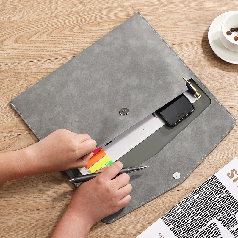 حقيبة مستندات A4 من الجلد الصن - مراجعة Document Organizer Folder وسعره