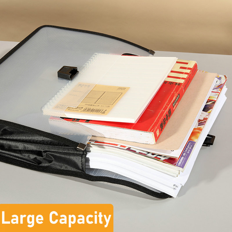 حقيبة بلاستيكية شفافة محمولة ، - مراجعة Document Organizer Folder وسعره
