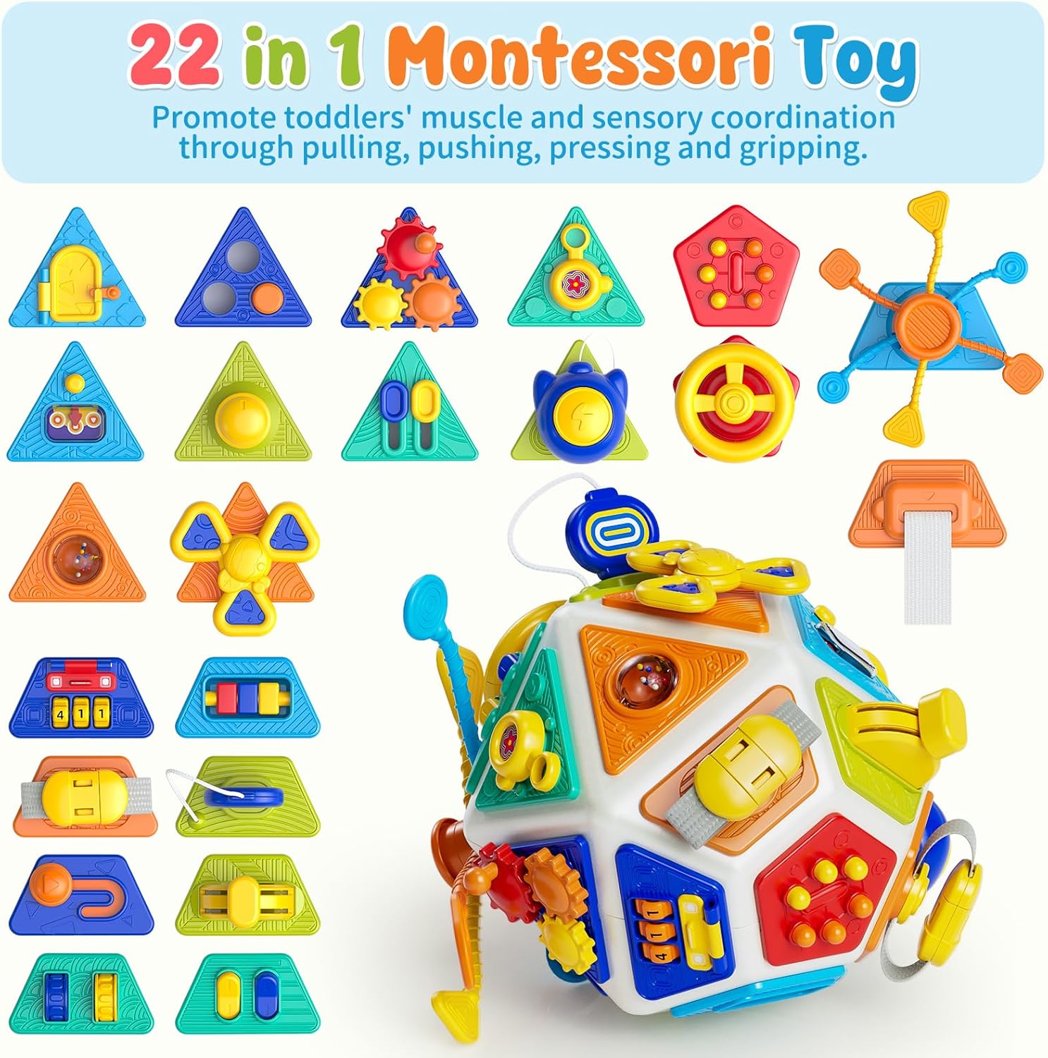 22-in-1 طفل مشغول مجلس النشاط  - مراجعة Travel Accessories For Baby وسعره
