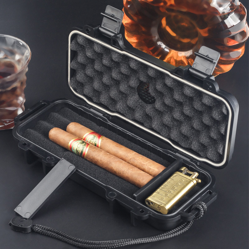 مرطب سيجار محمول مع مرطب مقاوم - مراجعة Travel Accessories Gifts For Men وسعره